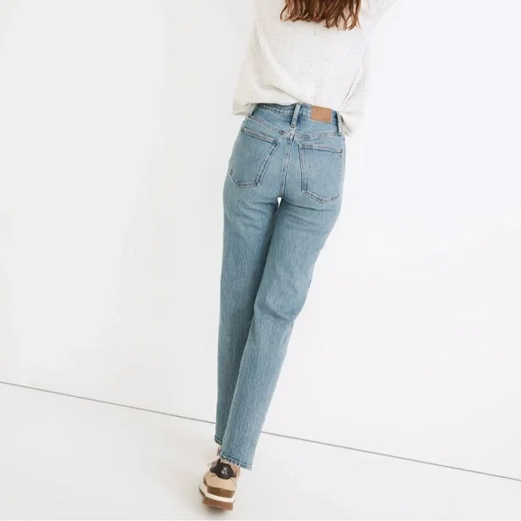 Madewell perfect vintage straight Jean in hoye wash - Picture 4 of 9